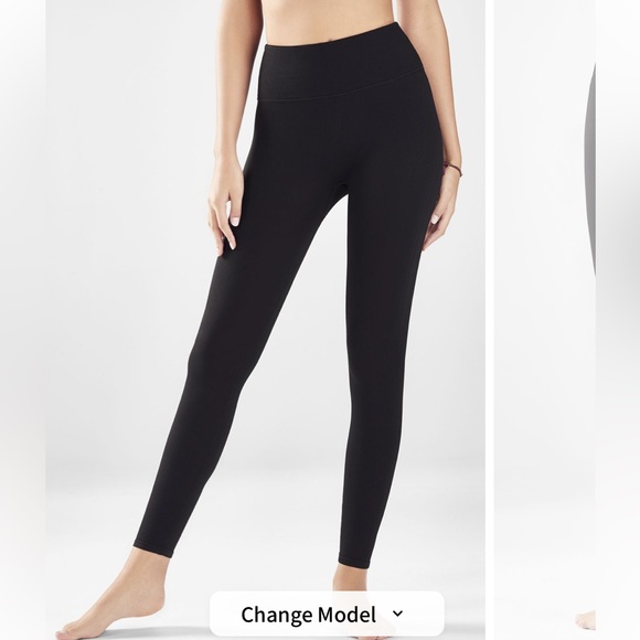 Fabletics High-Waisted Seamless Rib Legging - Picture 3 of 5